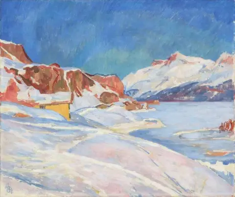 Winterlandschaft Bei Capolago 1930