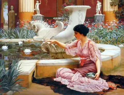 En Pompeiansk trädgård 1904