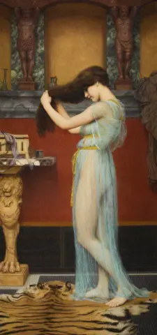 Preparazione per il bagno 1900