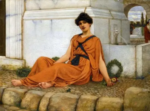 La ragazza dei fiori in riposo, 1897-99 circa