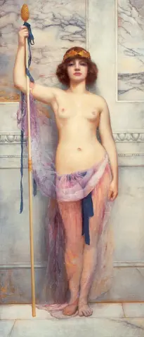 Una sacerdotessa nuda