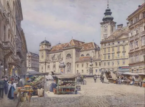 Die Freyung Wienissä 1914