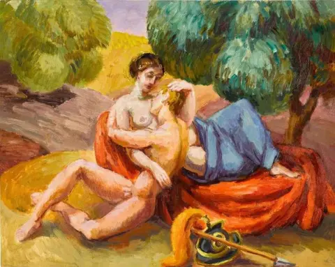 연인 - 비너스와 아도니스, 1956년