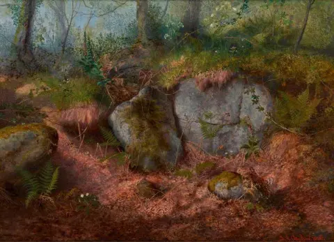 Eine moosige Bank 1861