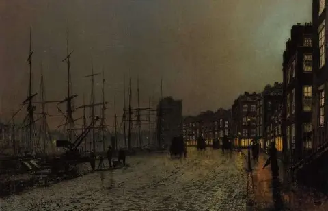 Schifffahrt auf dem Clyde 1883