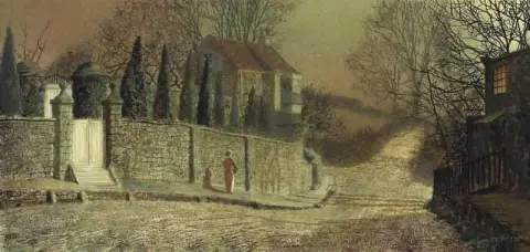 Las antiguas puertas Yew Court Scalby cerca de Scarborough 1874
