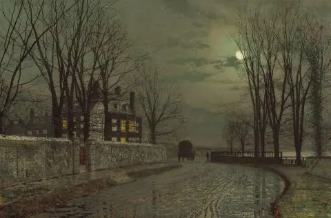 Die Wende der Straße 1883