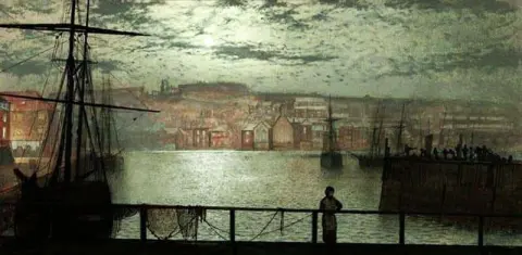 Whitby vom Station Quay 1878