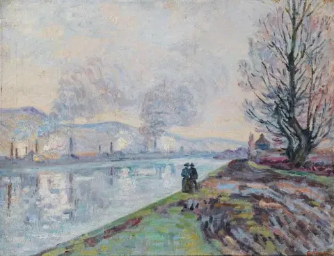 Intorno a Rouen intorno al 1892