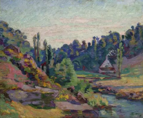Moinho Jonon Creuse por volta de 1906