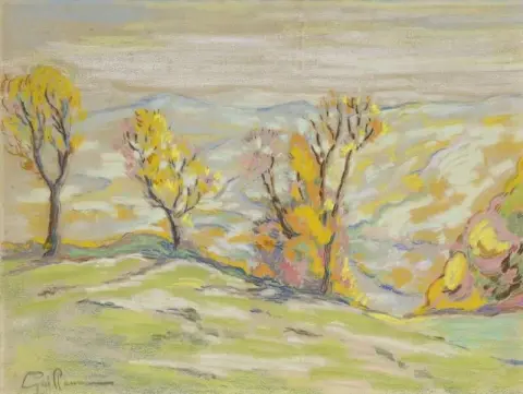 Paisagem de La Creuse por volta de 1895