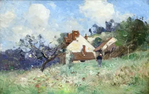 La Casa del Guardián de la Esclusa Morei Ca. 1890