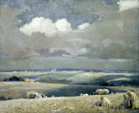 Sombras de nubes en el valle de Lambbourne