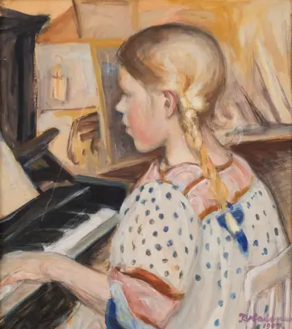 Spelend meisje