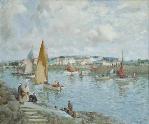The Ferry Brittany Ca. 1925