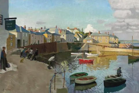 Mousehole Harbor Cornualha 1922