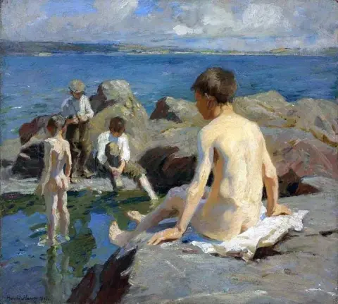 Los bañistas 1913