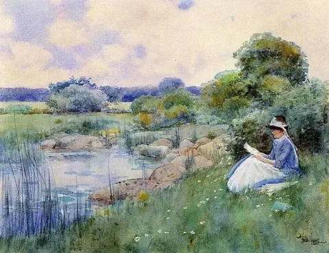 Woman Reading 1885