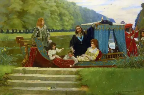 Een middag in Hampton Court 1892