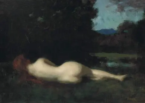 Nymphe Couchee. Grand Replique 1896