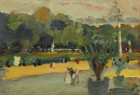 In The Garden Of The Luxembourg 1898