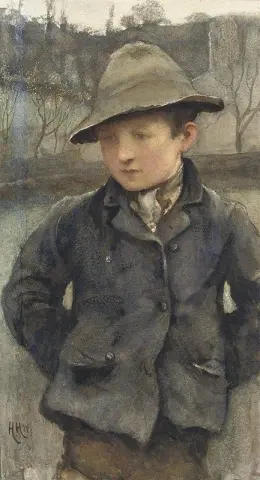 Boy Wearing A Hat 1877