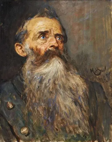 Estudio de la cabeza de un hombre bávaro 1905