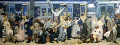Die Abfahrt der Poilus August 1914 1926