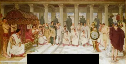 Der Appell des Legionärs an Caesar Augustus