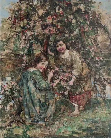 قطف أزهار الكرز 1919