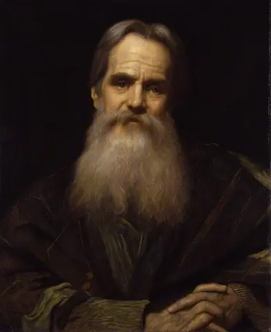 Retrato de William Holman Hunt 1900
