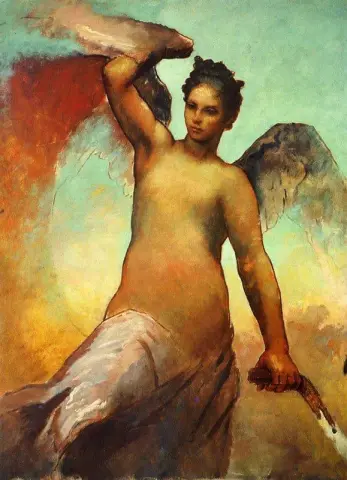 Study For Fortune Albany Murals Ca. 1878