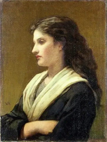 Study Of A Female Head Ideal Head Of A Woman 1872