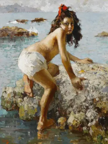 La Bambina Sulle Rocce