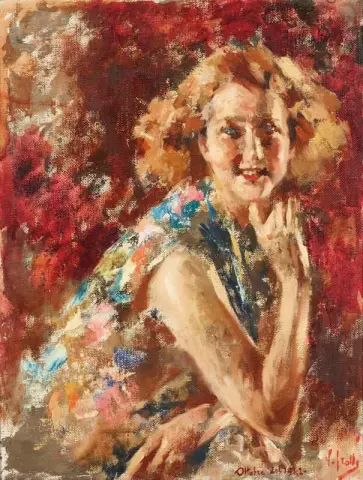 Portret van een meisje 1941