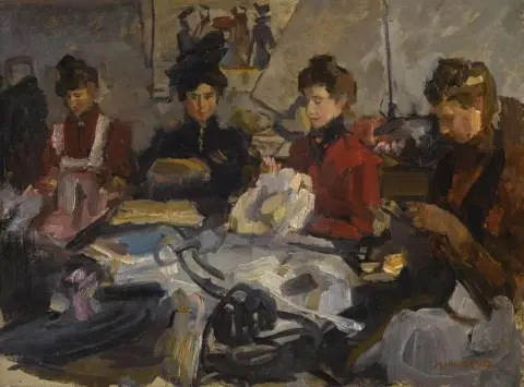 Milliners Workshop noin 1902-03