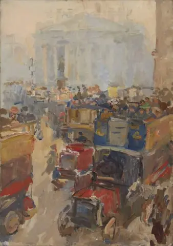 La Bolsa de Valores de Londres Ca. 1913