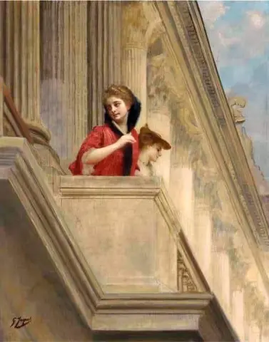 Auf dem Balkon des Hotel Crillon Paris