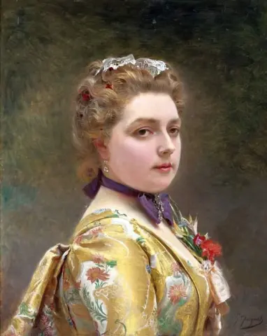 Porträt einer Dame