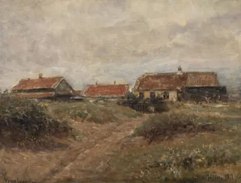 Houses Between The Dunes In Skagen 1911