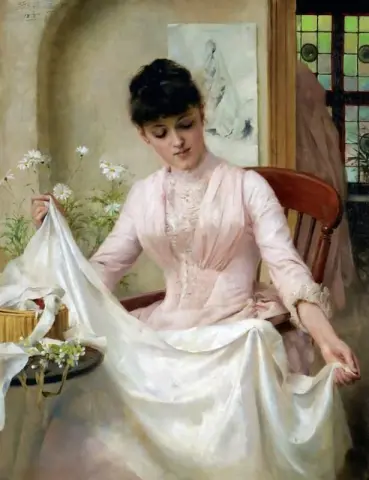 Свадебное платье 1889 г.