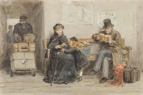 Esperando por el tren