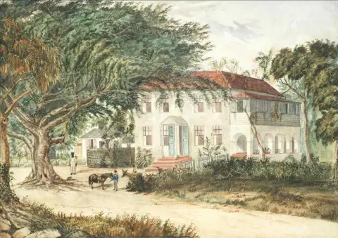 De chef van de generale staf 1853