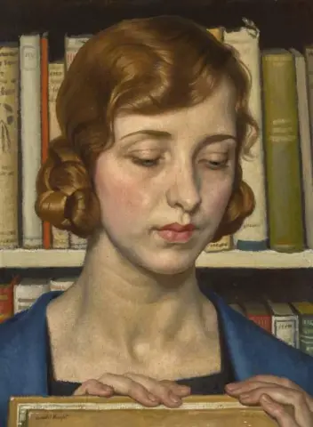 Böcker Porträtt av Laura Knight 1926