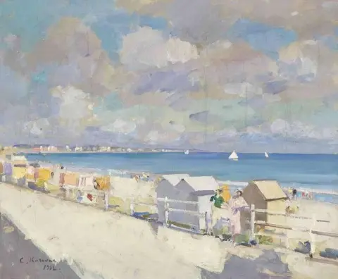 The Shore At Deauville 1932