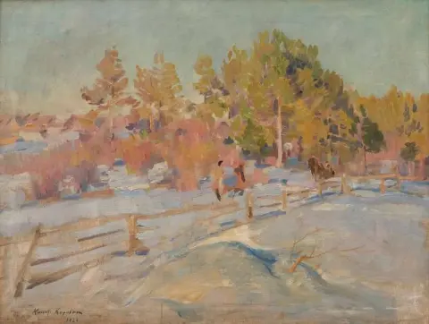 Vinterlandskap 1921