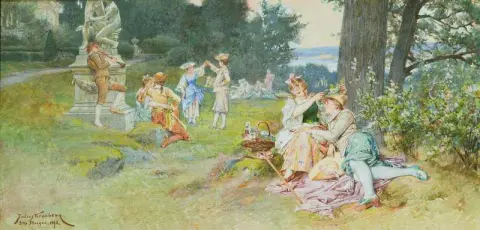 Idilio pastoral 1890