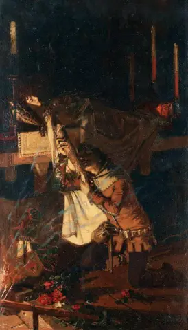 Romeo y Julieta en la capilla