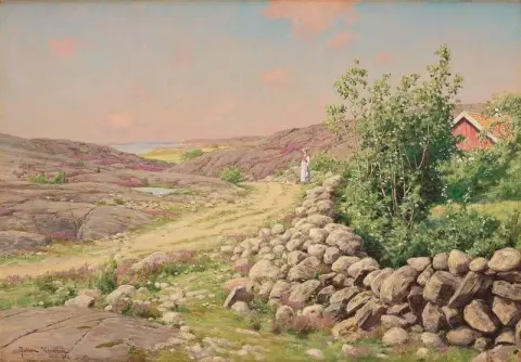 Landschaft von Bohuslan an der Südwestküste Schwedens
