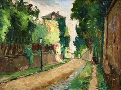 Vista de Montmartre 1928